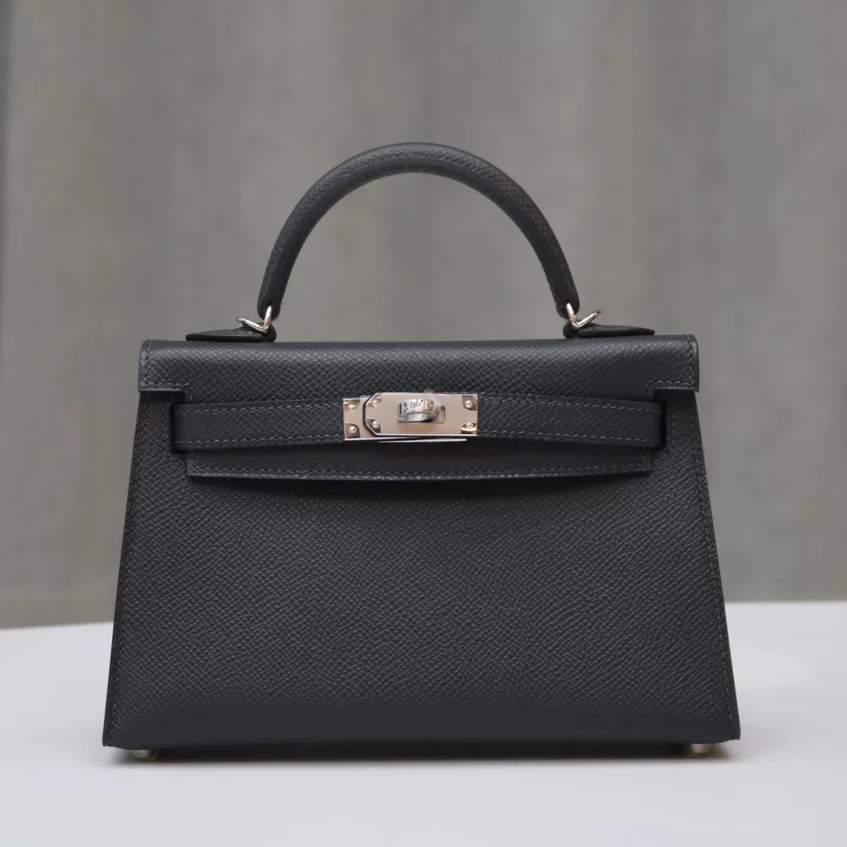 88 Graphite Epsom Kelly mini With Phw