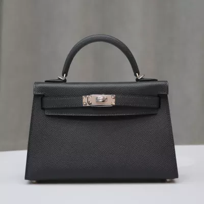88 Graphite Epsom Kelly mini With Phw