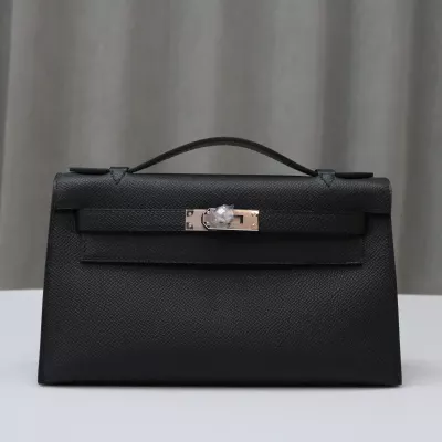 CK89 Nior Epsom Kelly Pochette With Phw