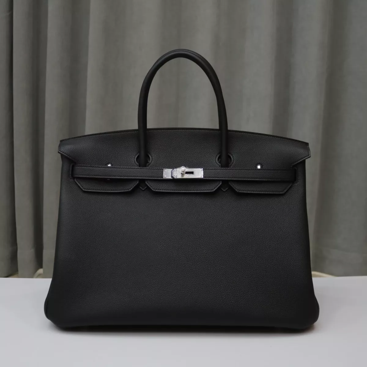 CK89 Nior & 73 Bleu saphir Togo Birkin 40 With PHW