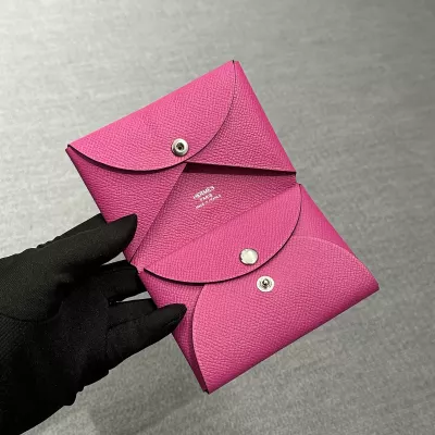 9i magnolia Calvi Duo card holder Epsom With Phw
