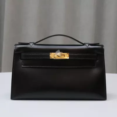 CK89 Nior BOX Kelly Pochette With GHW