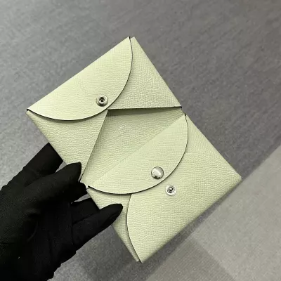 0S vert fizz Calvi Duo card holder Epsom With Phw