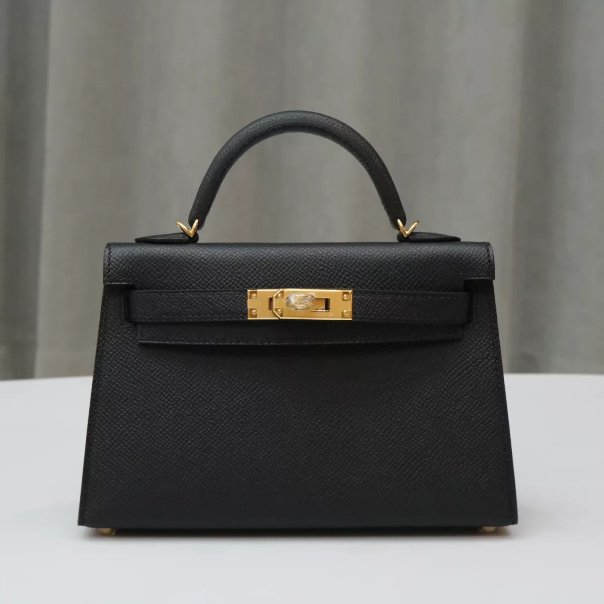 CK89 Nior/Black epsom kelly mini II with GHW