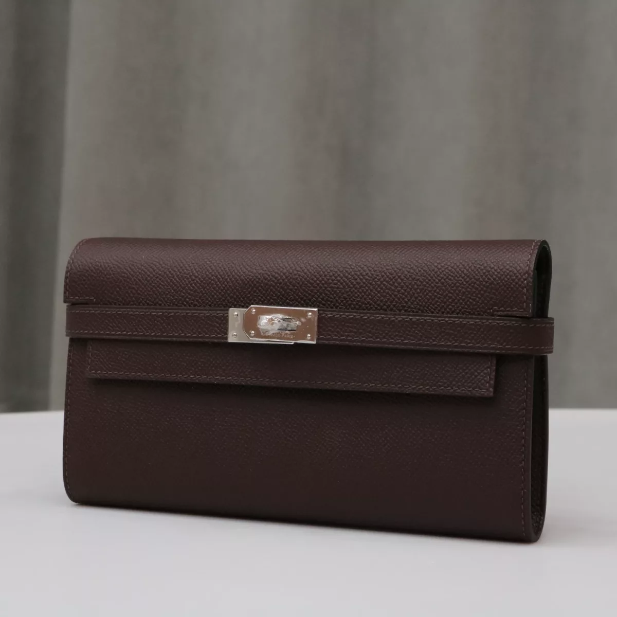0G rouge sellier Epsom Kelly Wallet With Phw