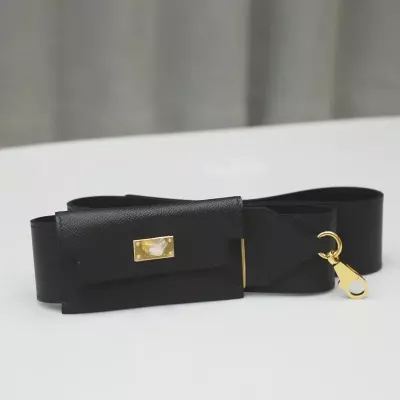 Herm&egrave;s Nior Epsom Swift Kelly Pocket Strap GHW
