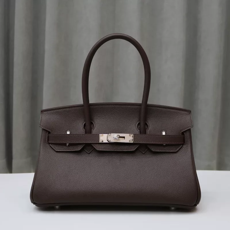 Hermes Shoulder Birkin Light 29 in rouge sellier evercolor with phw