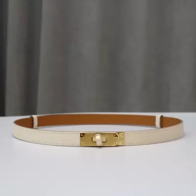 Kelly 18 Belt Craie Epsom GHW