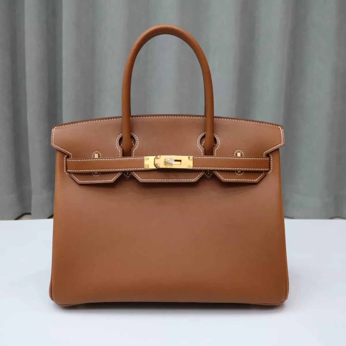 C37 Gold Barenia birkin 30 with GHW