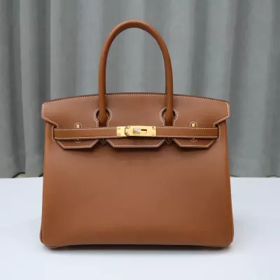 C37 Gold Barenia birkin 30 with GHW