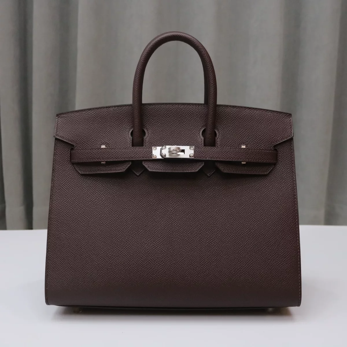 57 Bordeaux epsom Birkin 25 sellier with PHW