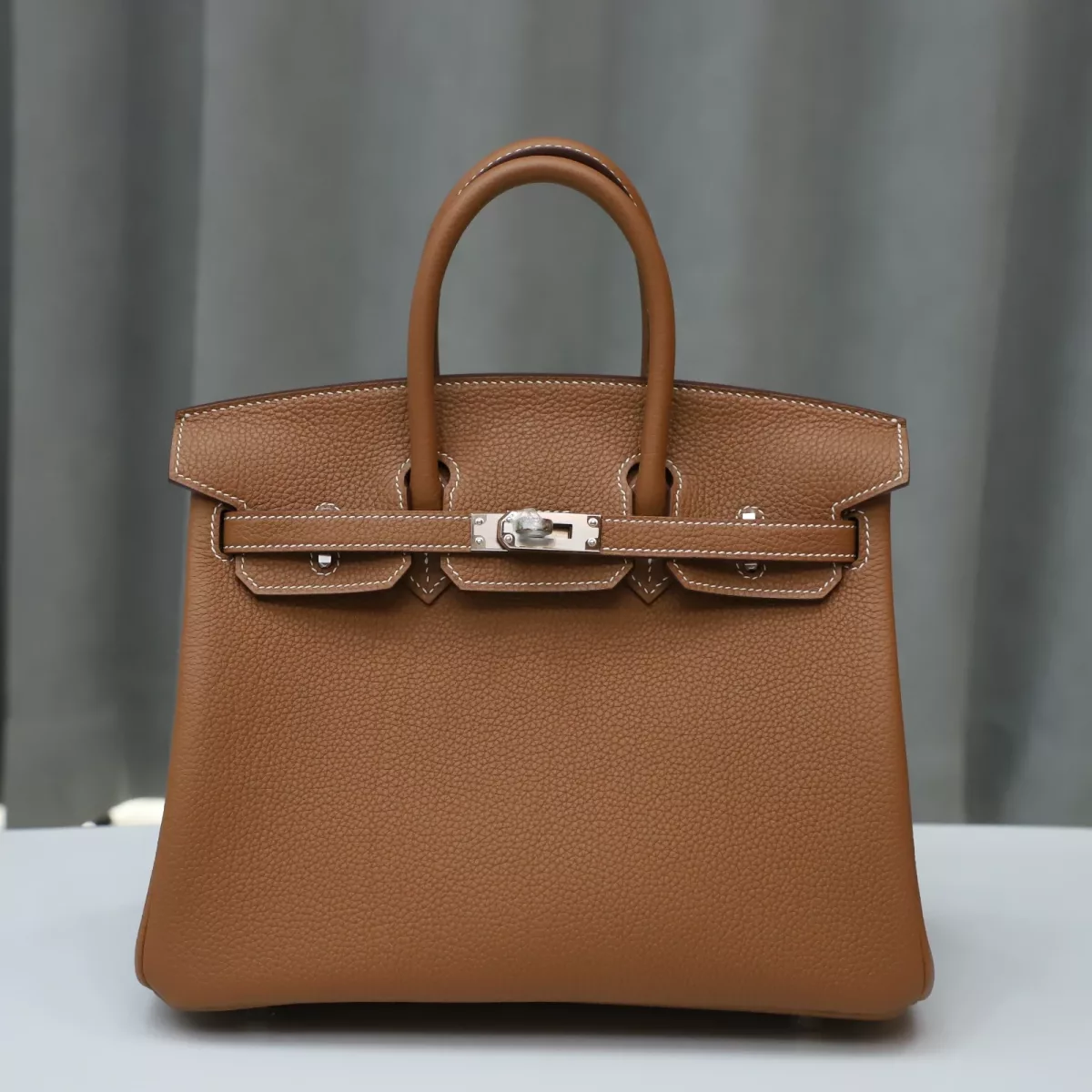 C37 GOLD togo birkin 25 with phw
