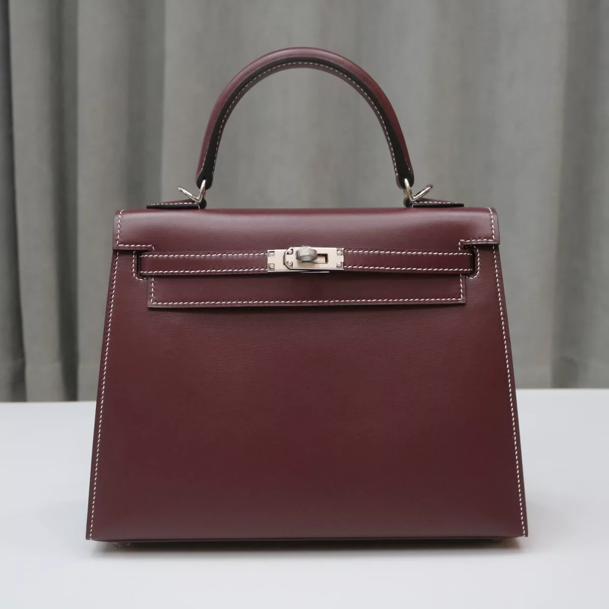 Ck55 Rouge H BOX Kelly25 sellier with PHW
