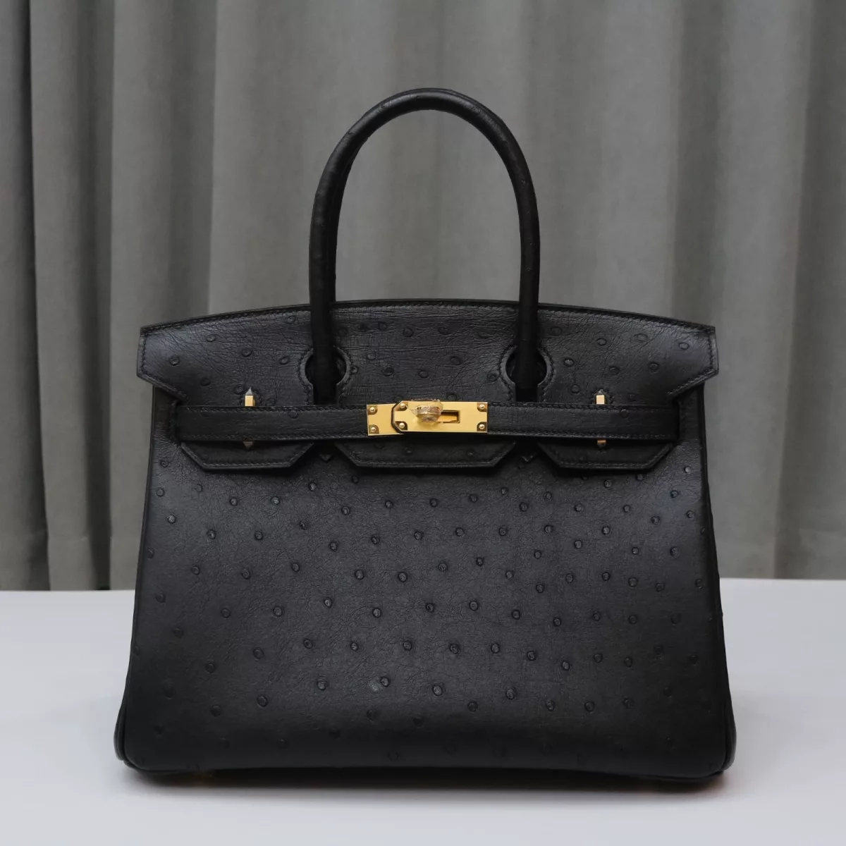CK89 Nior KK ostrich birkin 30 with ghw