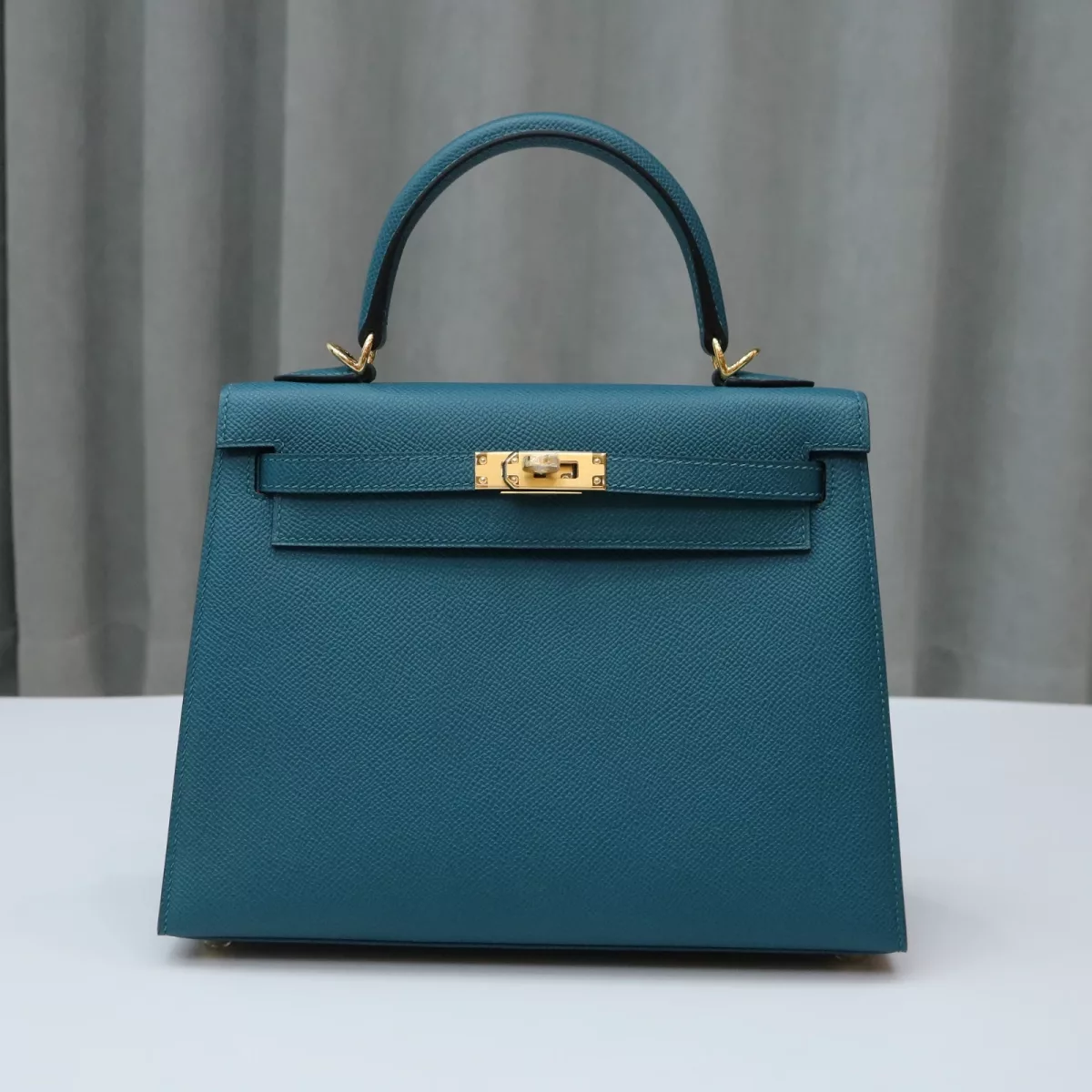 Vert Bosphore epsom and Rose Lipstick interior kelly 25 with ghw, HSS