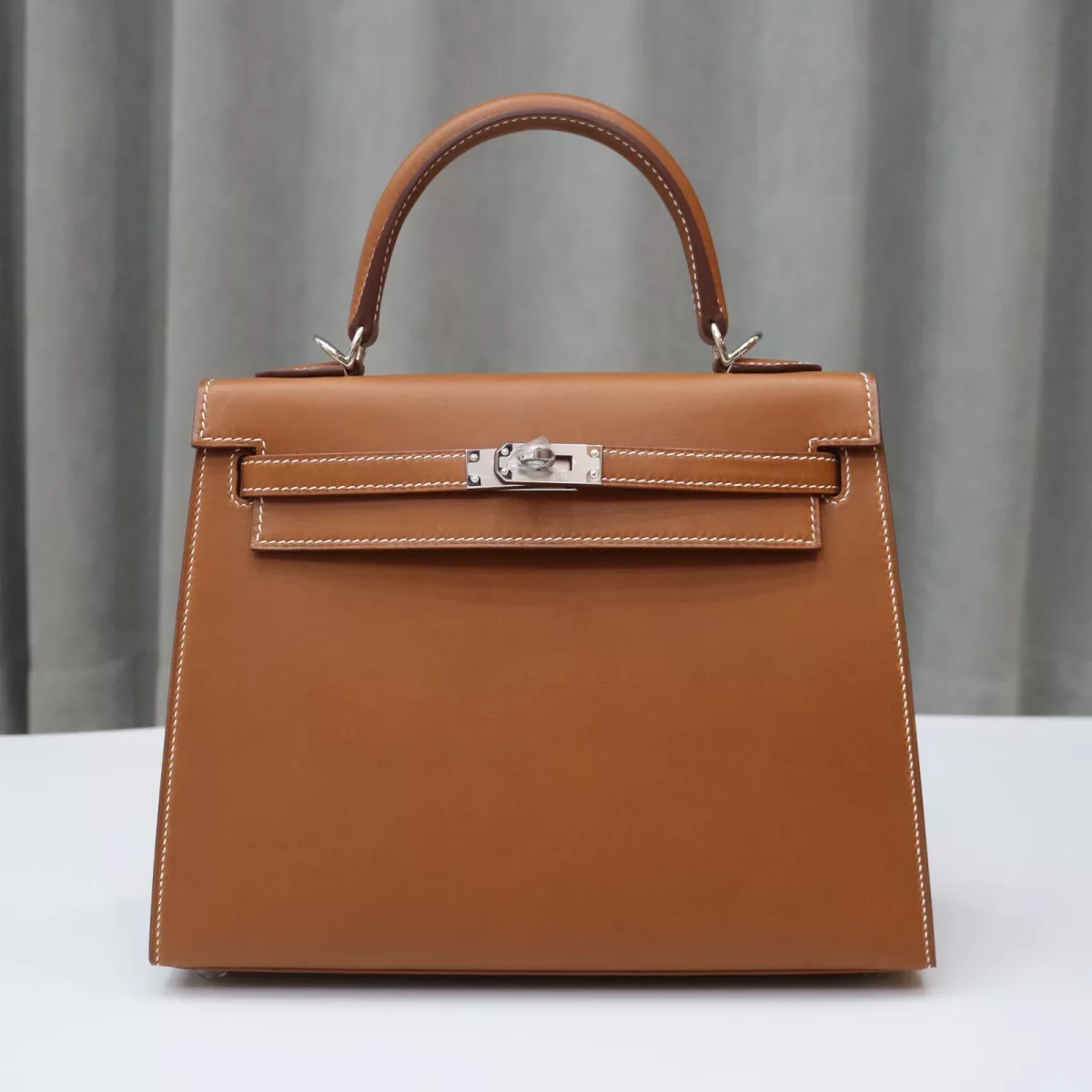 C37 GOLD barenia kelly 25 sellier with phw