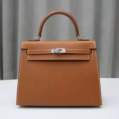 C37 GOLD barenia kelly 25 sellier with phw