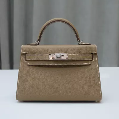 CK18 etoupe epsom mini kelly II with PHW