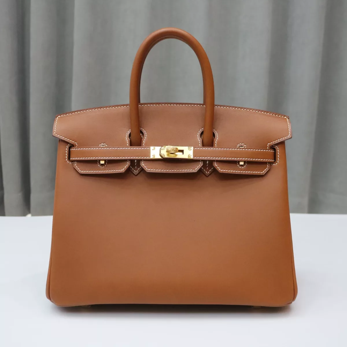 C37 Gold Barenia birkin 25 with ghw