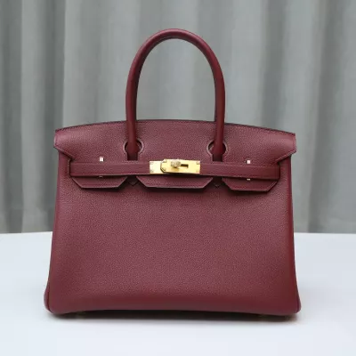 55 H Rouge togo birkin 30 with ghw