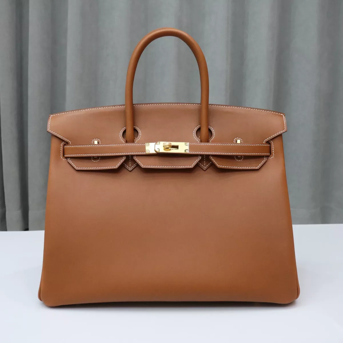 C37 gold barenia birkin 35 GHW