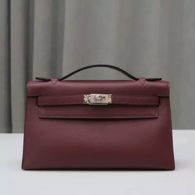 HRouge swift kelly pochette with PHW