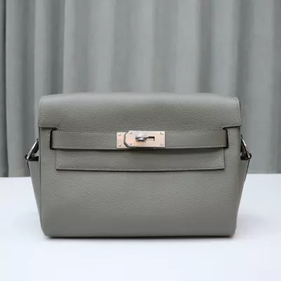 0L Gris Meyer Kelly Messenger Evercolor With PHW