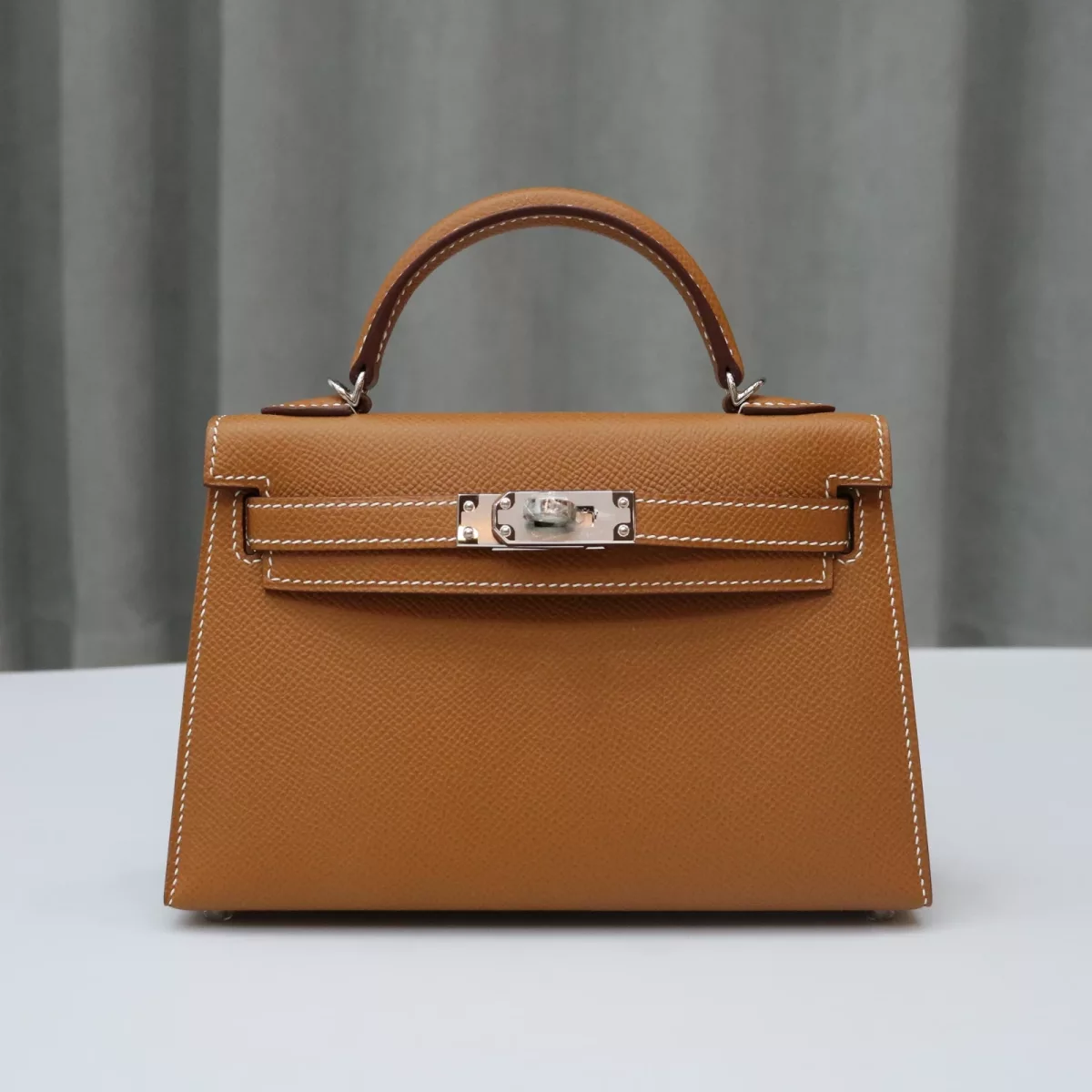 C37 GOLD Epsom Kelly Mini II With phw