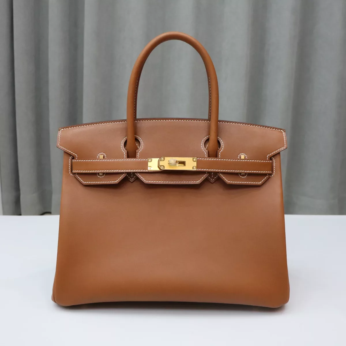 C37 Gold Barenia birkin 30 with GHW