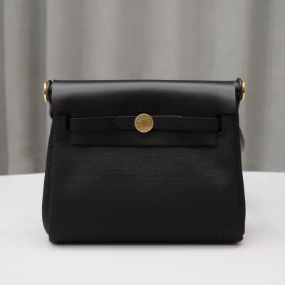 HERM&Egrave;S Herbag Zip Mini 20 Nior (CK89) Gold hardware
