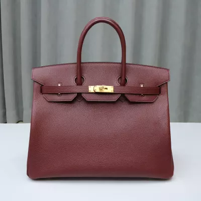 55 HRouge Cherve Mysore Birkin 35 With GHW