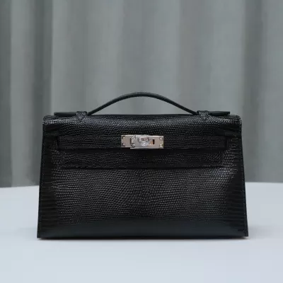 CK89 Nior lizard kelly pochette with phw
