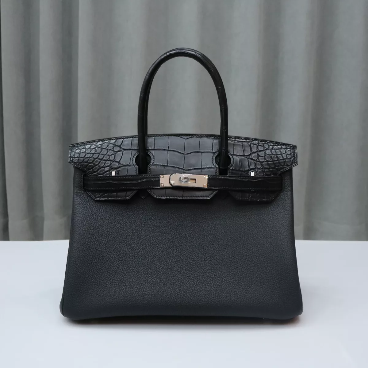 CK89 Nior togo and alligator matte crocodile birkin 30 touch with phw