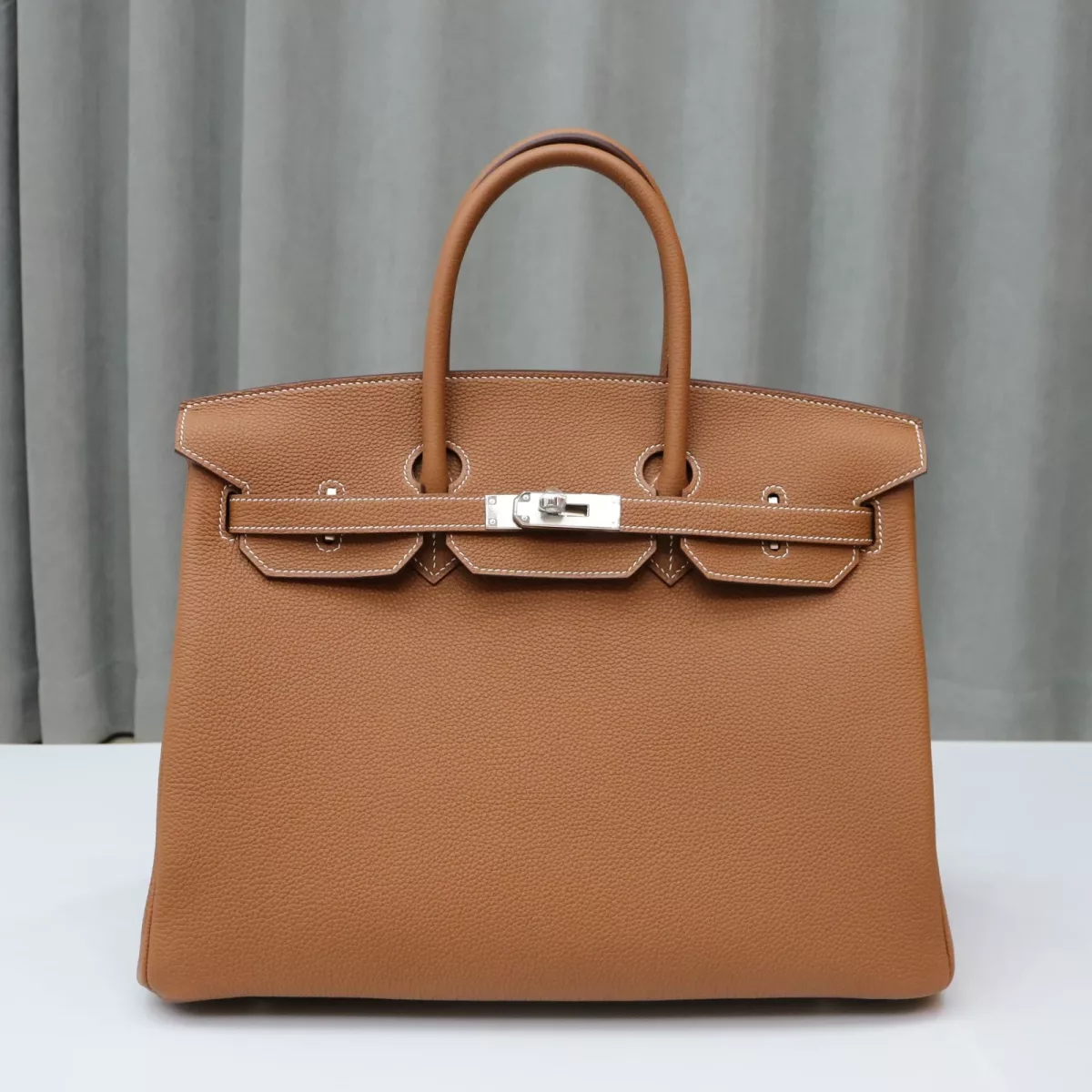 C37 Gold/ J7 Blue Line interior Togo Birkin 35 PHW