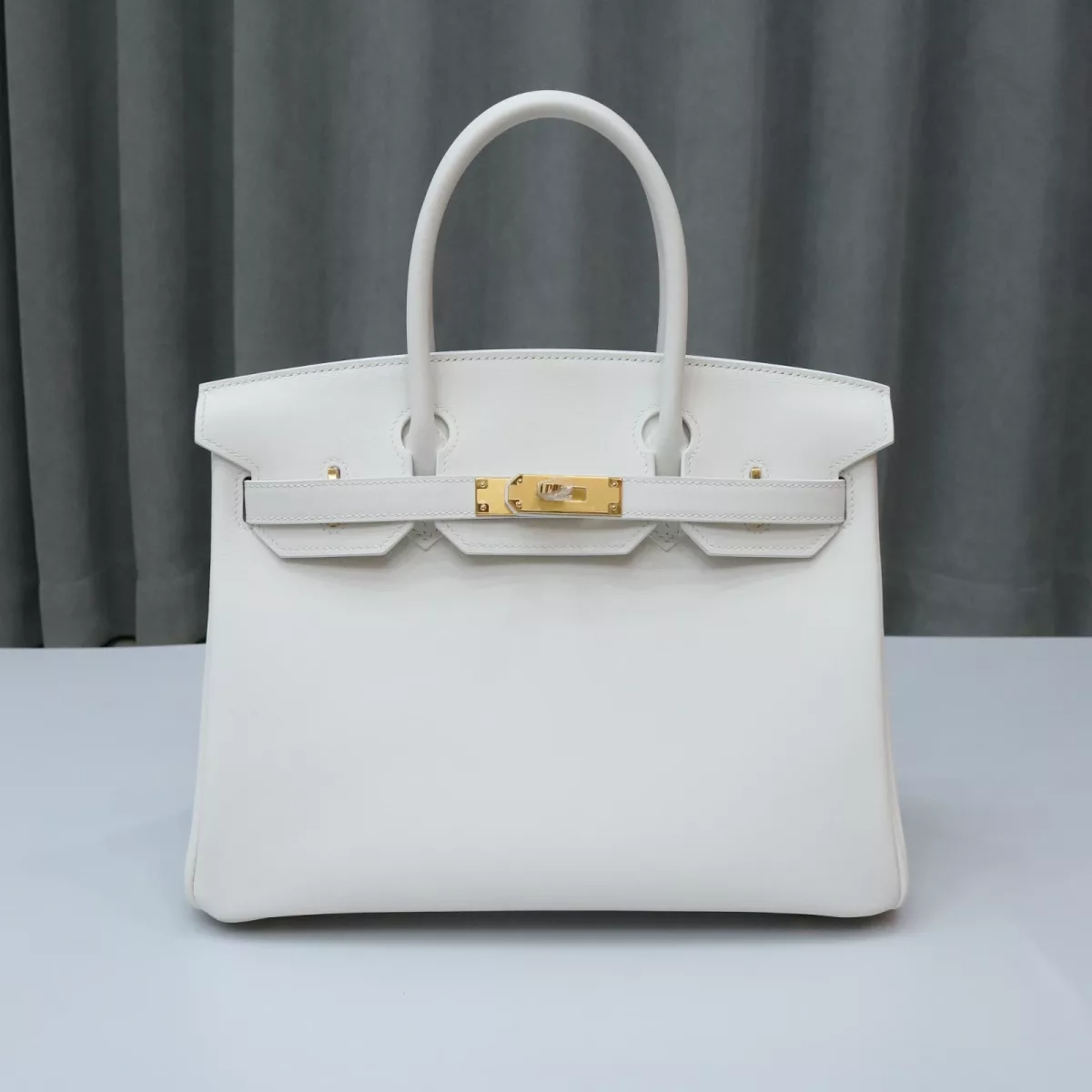 01 Blanc swift birkin 30 with ghw