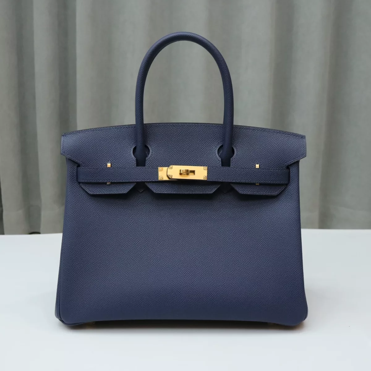 73 Bleu saphir Epsom birkin 30 with ghw