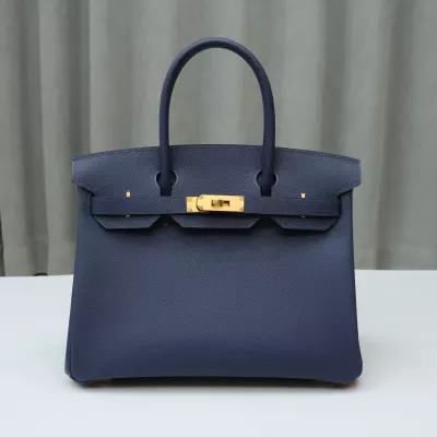 73 Bleu saphir Epsom birkin 30 with ghw