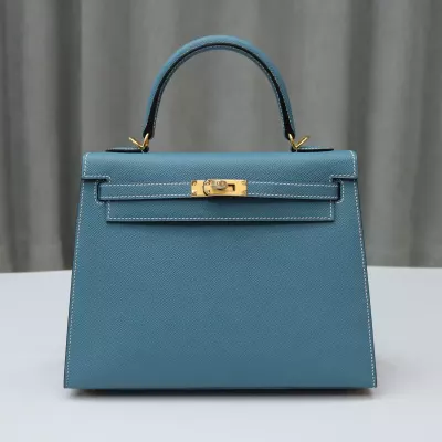 blue jean epsom kelly 25 sellier wiih ghw