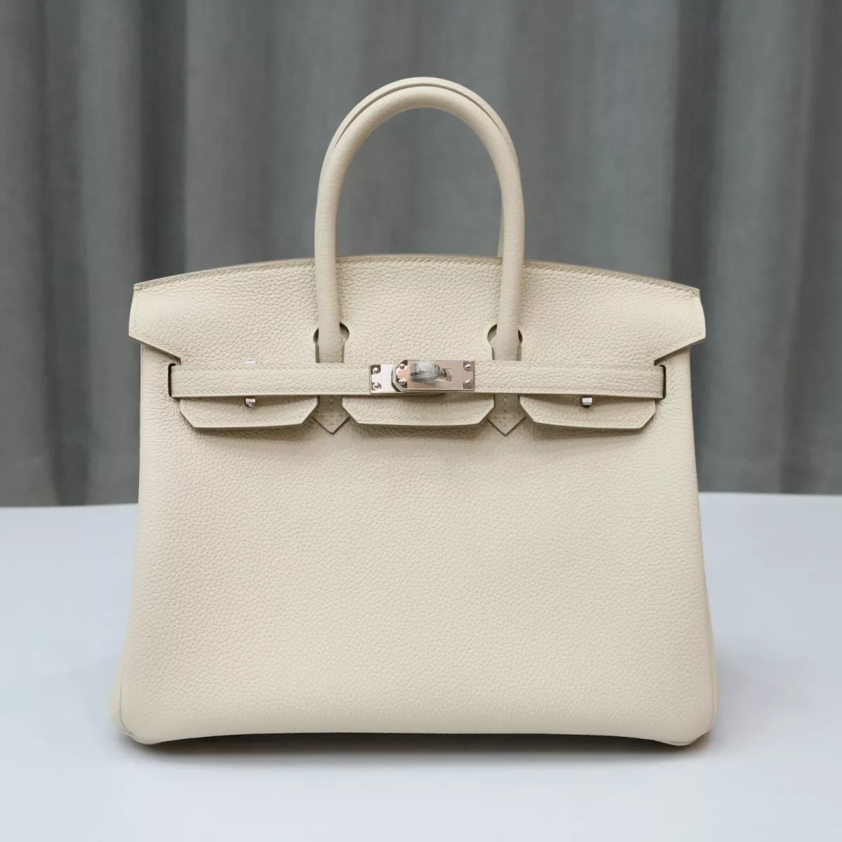 C10 Craie togo birkin 25 with PHW
