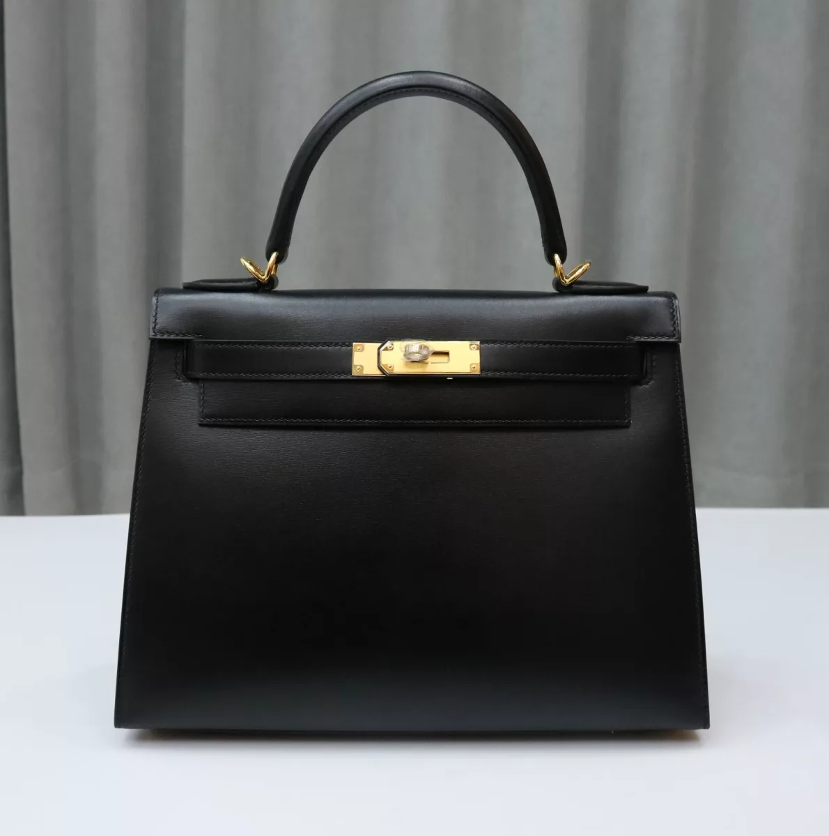 CK89 Nior box calf and rouge h interior kelly 28 sellier with ghw