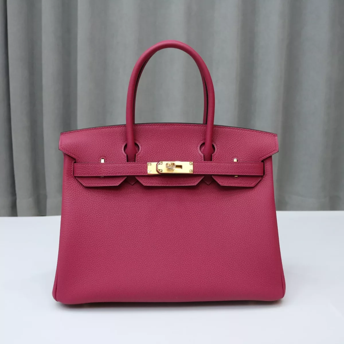 L3 rose pourple Birkin 30 Togo with ghw