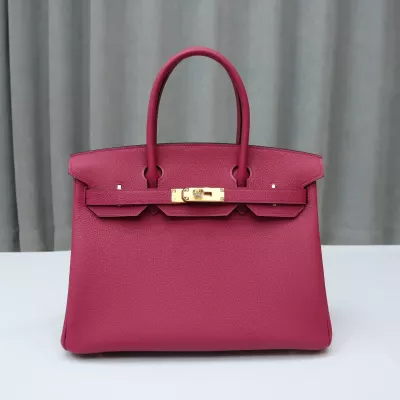 L3 rose pourple Birkin 30 Togo with ghw