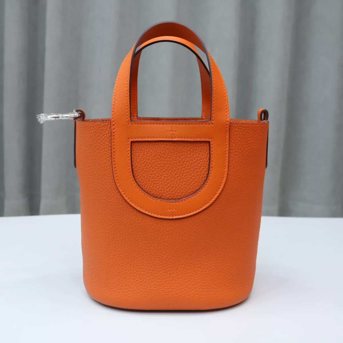 Hermes In The Loop 18 Orange Clemence with phw
