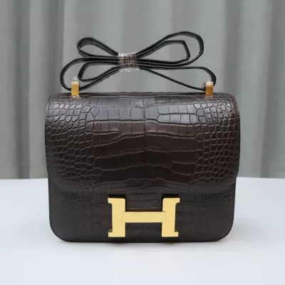 Chocolate Matt alligator constance 24 ghw