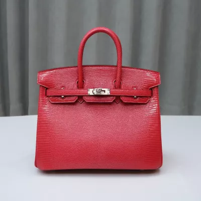 i6 rose extreme lizard birkin 25 with phw
