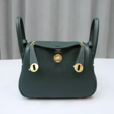 6O Vert Cypres Clemence lindy mini with ghw
