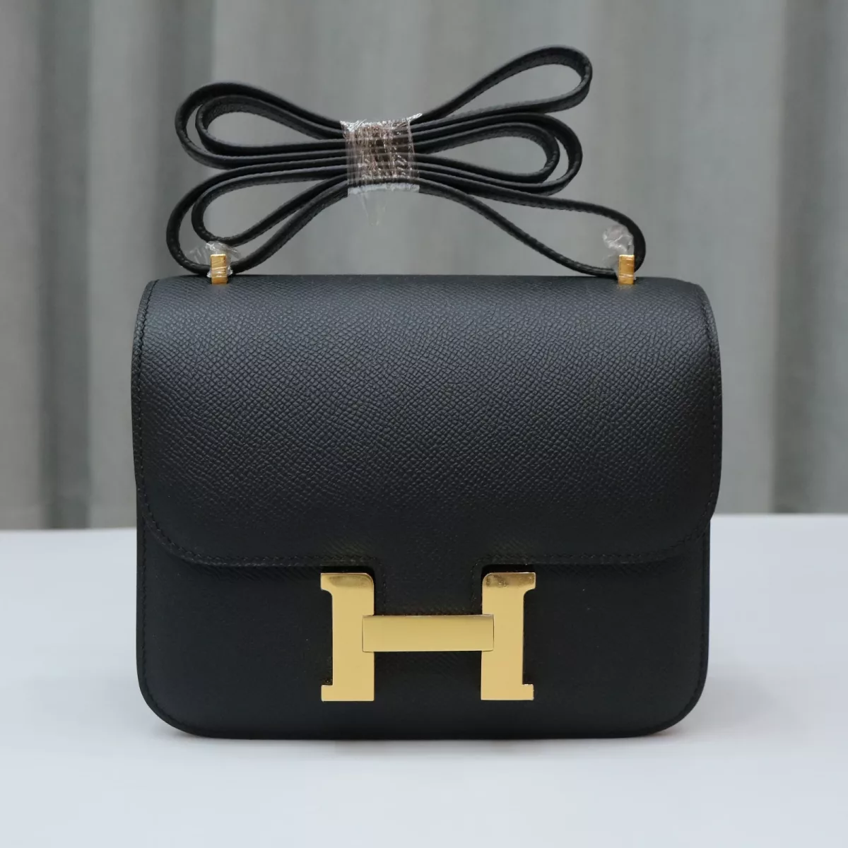 Hermes Constance 19 Mirror black Epsom leather gold hardware