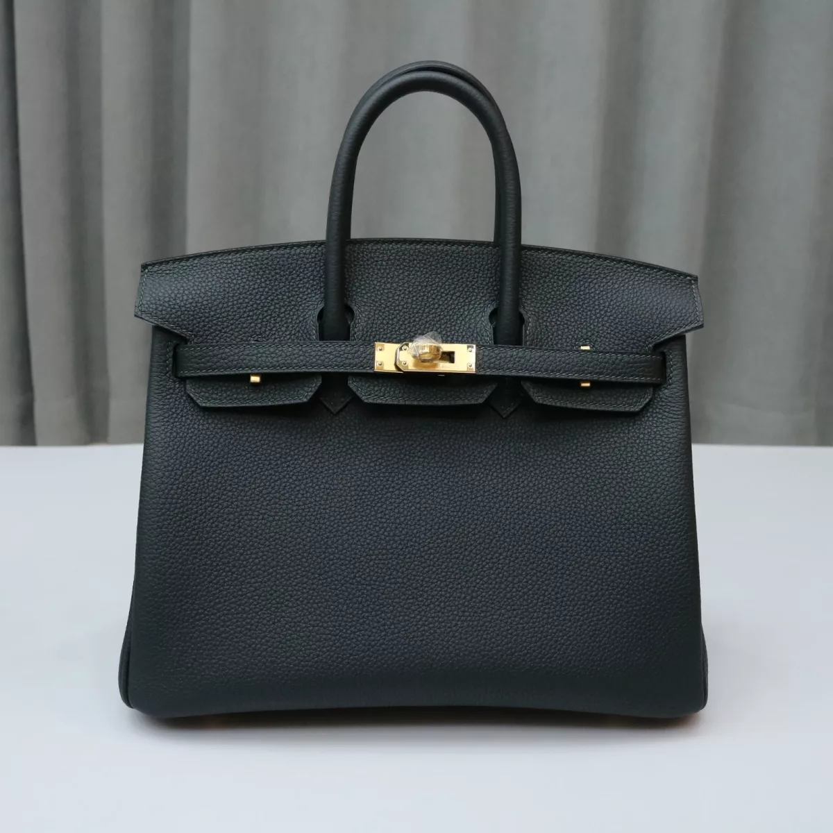 6O Vert Cypres & vert criquet interior togo birkin 25 with ghw