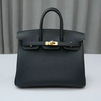 6O Vert Cypres & vert criquet interior togo birkin 25 with ghw