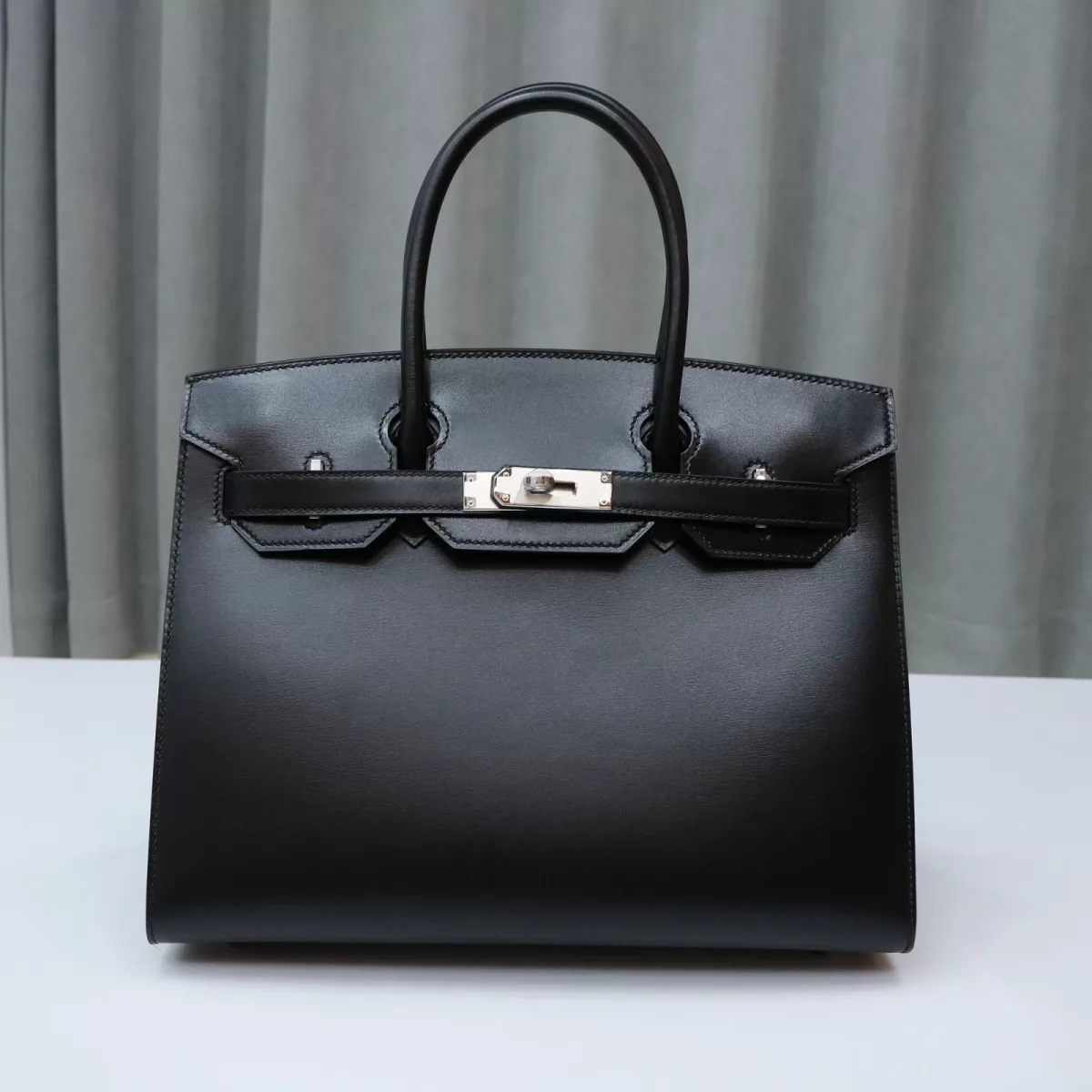 CK89 Nior box calf birkin 30 sellier with phw